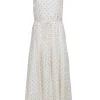 Rebecca Taylor - Ivory & Black Polka Dot Sleeveless Dress Sz 2