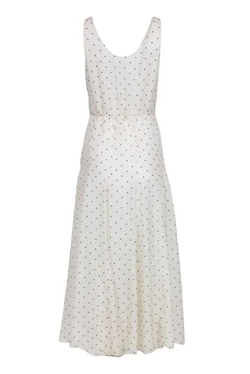Rebecca Taylor - Ivory & Black Polka Dot Sleeveless Dress Sz 2