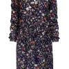 Rebecca Taylor - Navy & Floral Shift Dress Sz 0