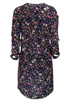 Rebecca Taylor - Navy & Floral Shift Dress Sz 0