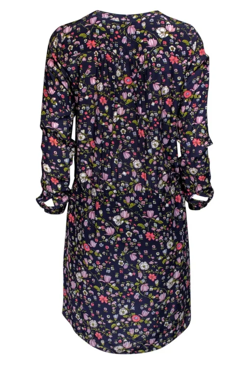 Rebecca Taylor - Navy & Floral Shift Dress Sz 0