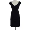 Rebecca Taylor - Navy Cap Sleeve Rosette Dress Sz 0