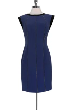 Rebecca Taylor - Purple Chain Trim Dress Sz 2