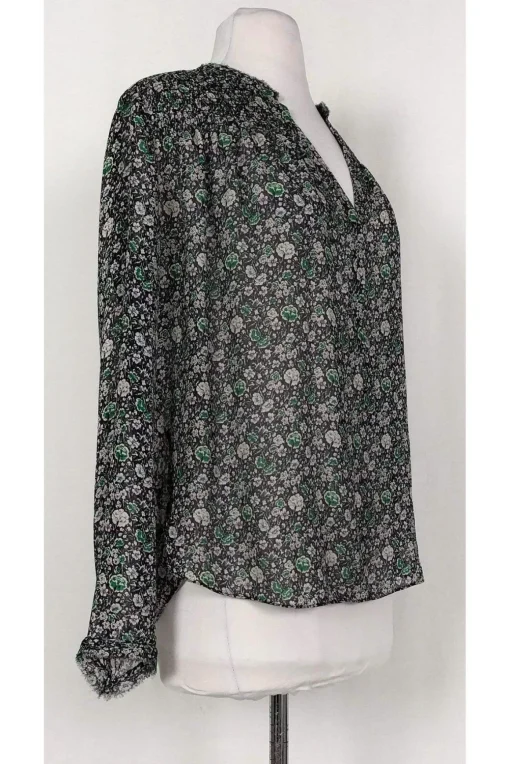 Rebecca Taylor - Semi-Sheer Floral Top Sz 8