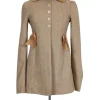 Rebecca Taylor - Tan Jacket w/ Velvet Collar Sz 6