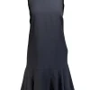 Red Valentino - Black Sleeveless Tie Back Neckline Dress Sz 4