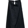 Reformation - Black Sleeveless Linen “Winifred” Shift Dress w/ Ties Sz 8