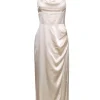 Reformation - Cream “Solana” Satin Halter Dress Sz 10