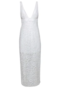 Reformation - Ivory Lace Sleeveless Midi Dress Sz 6