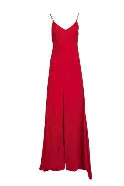 Reformation - Red Sleeveless Maxi Dress w/ High Slit Sz S