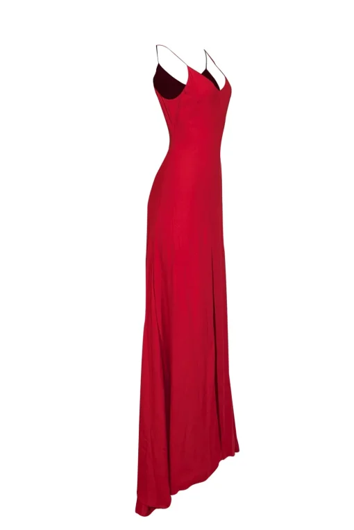Reformation - Red Sleeveless Maxi Dress w/ High Slit Sz S