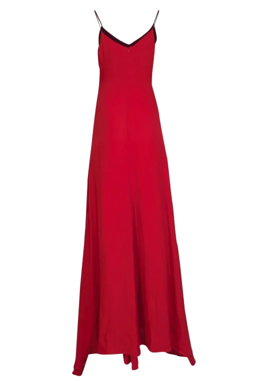Reformation - Red Sleeveless Maxi Dress w/ High Slit Sz S