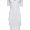 Reiss - Cream Sweetheart Midi Dress Sz M