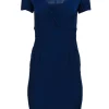 Reiss - Dark Blue Short Sleeve Sheath Dress Sz 2