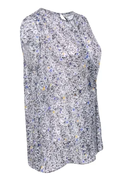 Reiss - Grey & Black Speckled Sleeveless Top Sz 10