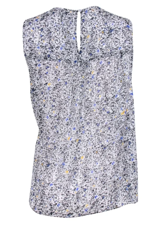 Reiss - Grey & Black Speckled Sleeveless Top Sz 10