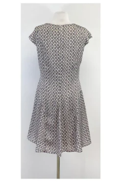 Reiss - Grey Scala Chain Print Dress Sz 8