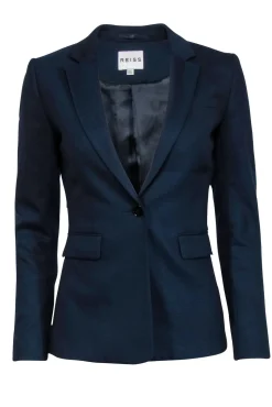 Reiss - Navy Single Button Tailored Blazer Sz 2