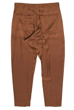 Rhie - Bronze Satin Pleated Trousers Sz 4