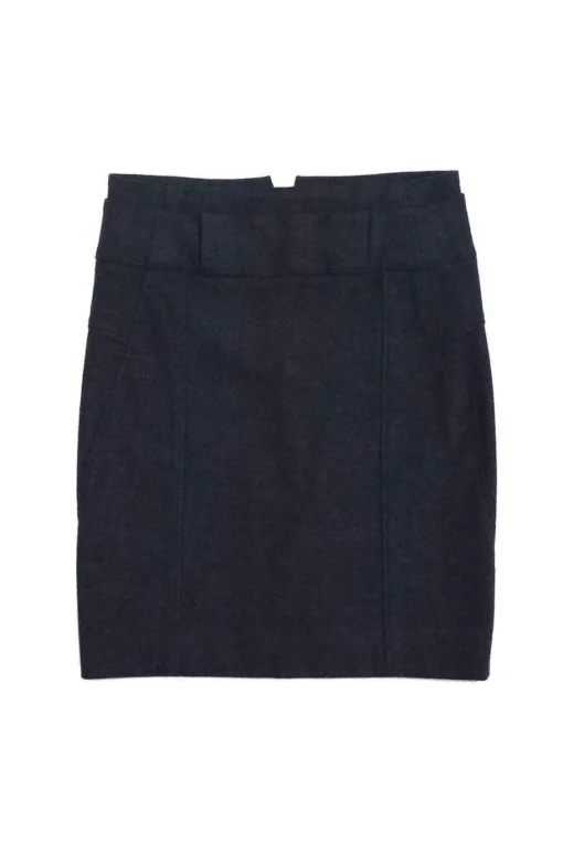 Rivamonti - Grey Wool Pencil Skirt Sz 6
