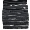 Robert Rodriguez - Black & White Layered Strip Miniskirt Sz 6