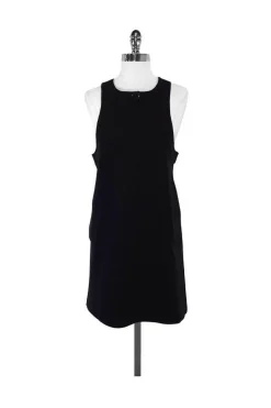 Robert Rodriguez - Black Pinafore Shift Dress Sz 6