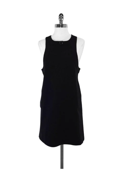 Robert Rodriguez - Black Pinafore Shift Dress Sz 6