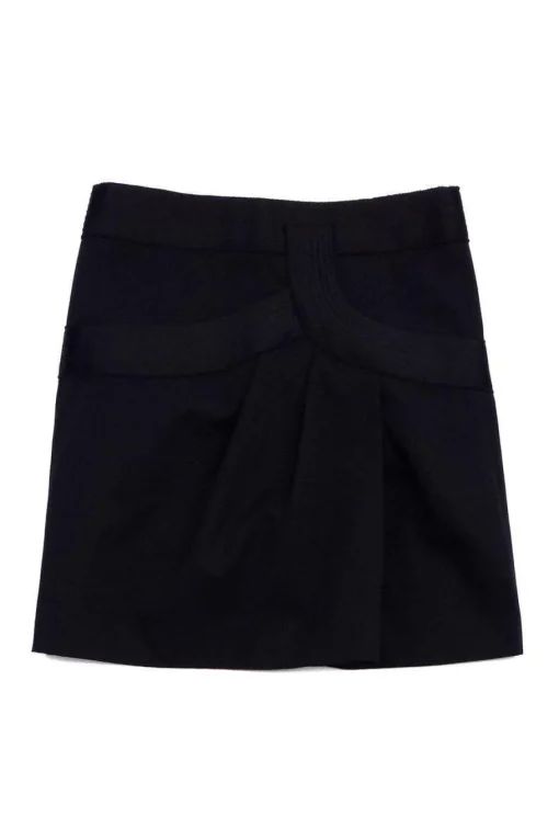 Robert Rodriguez - Black Pleated A-Line Skirt Sz 2