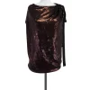 Robert Rodriguez - Bronze & Black Sequin Blouse Sz 6
