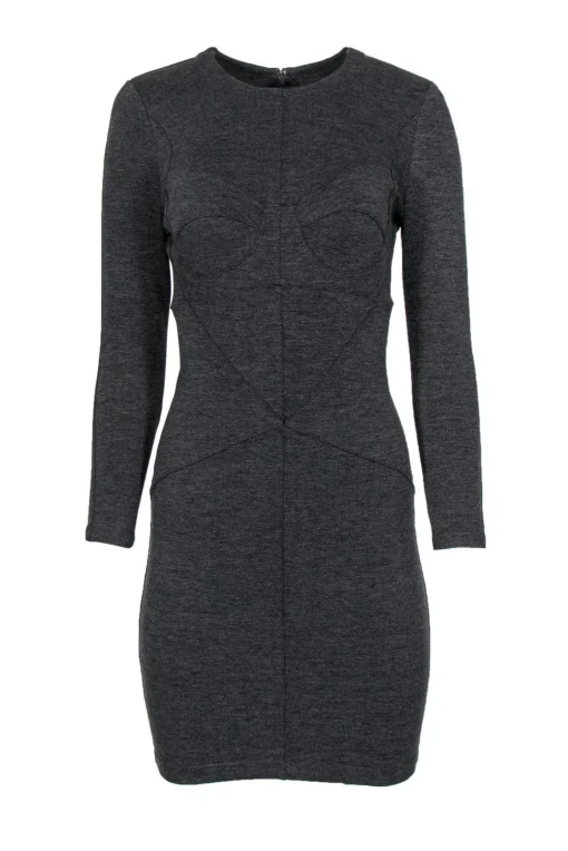 Robert Rodriguez - Charcoal Bodycon Dress Sz 4