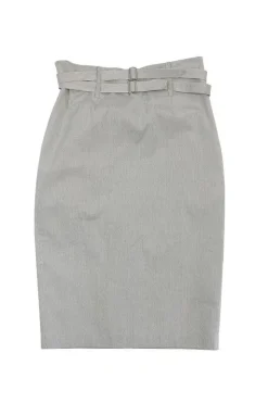 Robert Rodriguez - Cream Pinstripe Skirt Sz 12