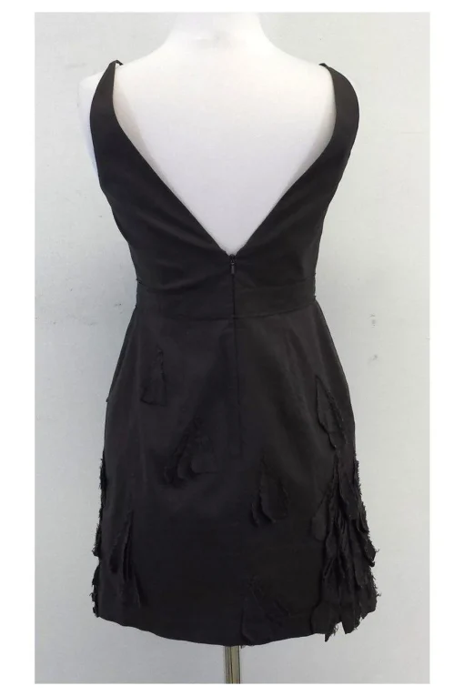 Robert Rodriguez - Dark Grey Pleat Design Dress Sz 0