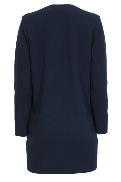 Rodebjer - Navy Blazer Dress w/ Double Breasted Buttons & Deep V-Neckline Sz XS