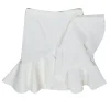 Ronny Kobo - Ivory Mini Skirt w/ Ruffles Sz S