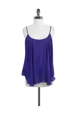 Rory Beca - Purple Silk Tank Sz S