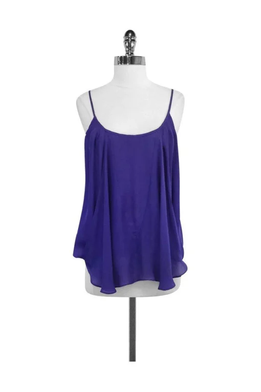 Rory Beca - Purple Silk Tank Sz S