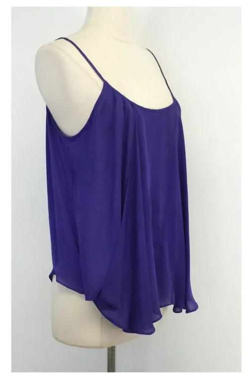 Rory Beca - Purple Silk Tank Sz S