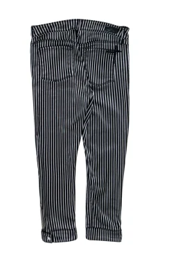 RtA - Black & Silver Pin Stripe Pants Sz 10