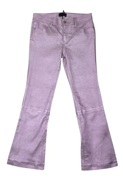 RtA - Violet Metallic Leather "Kiki" Pants Sz 6