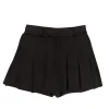 Sacai - Black Pleated Overlay Skort Sz M