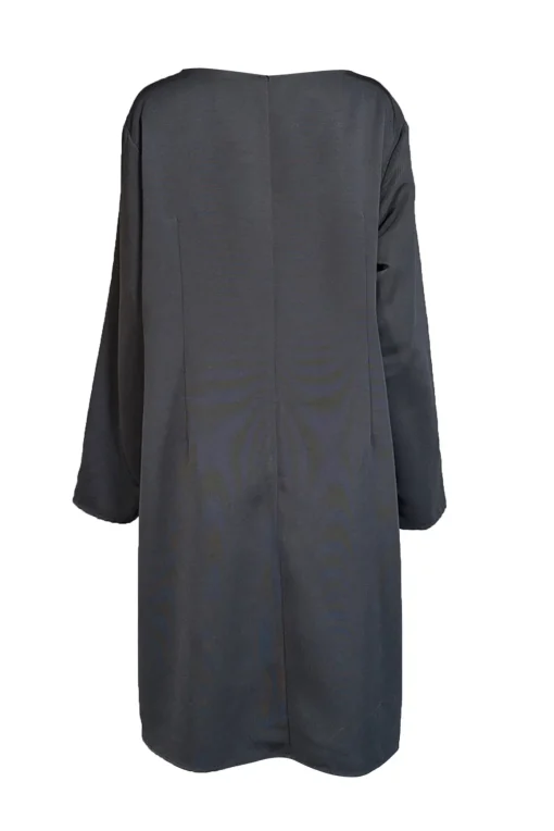 Sail to Sable - Black Long Sleeve Sheath Dress w/ Sequin Bow Detail Sz XXXL