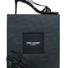 Saint Laurent - Black Leather Strappy Heeled Sandals Sz 8
