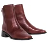 Sam Edelman - Brown Leather Square Toe Short Boots Sz 8