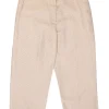 Sandro - Beige, Red & Blue Speckled Straight Leg Cuffed Trousers Sz 4