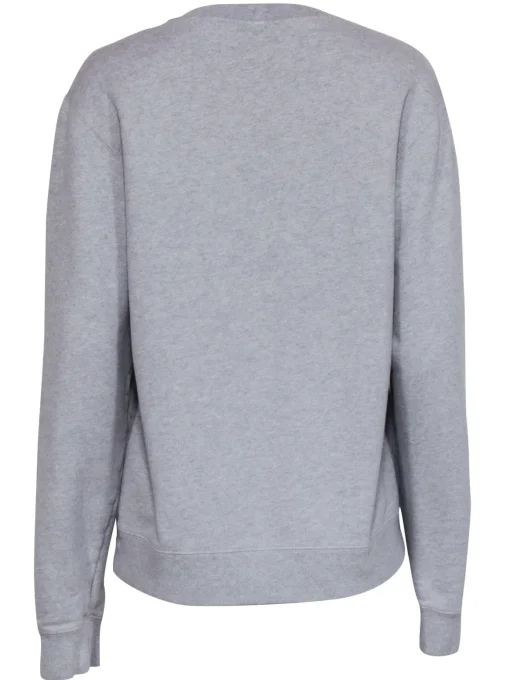 Sandro - Grey Crewneck Sweatshirt w/ Patch Sz M
