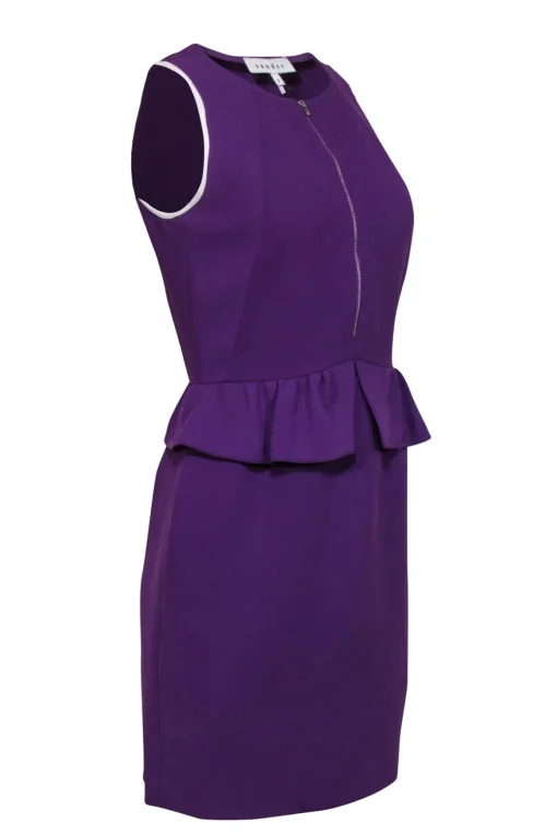 Sandro - Purple Sleeveless Peplum Dress Sz 6