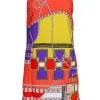 Sara Campbell - Multicolored Graphic Shift Dress Sz 0