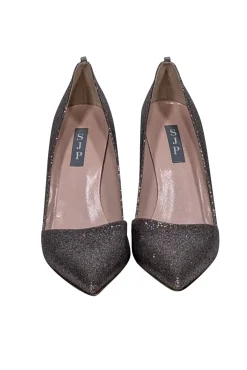 Sarah Jessica Parker - Silver & Multi Color Glitter Pumps Sz 8