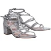 Schutz - Silver Braided "Clarcie" Strappy Sandals Sz 9.5