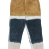 Sea NY - Tan, White & Blue Tie-Dye Straight Leg Jeans Sz 6
